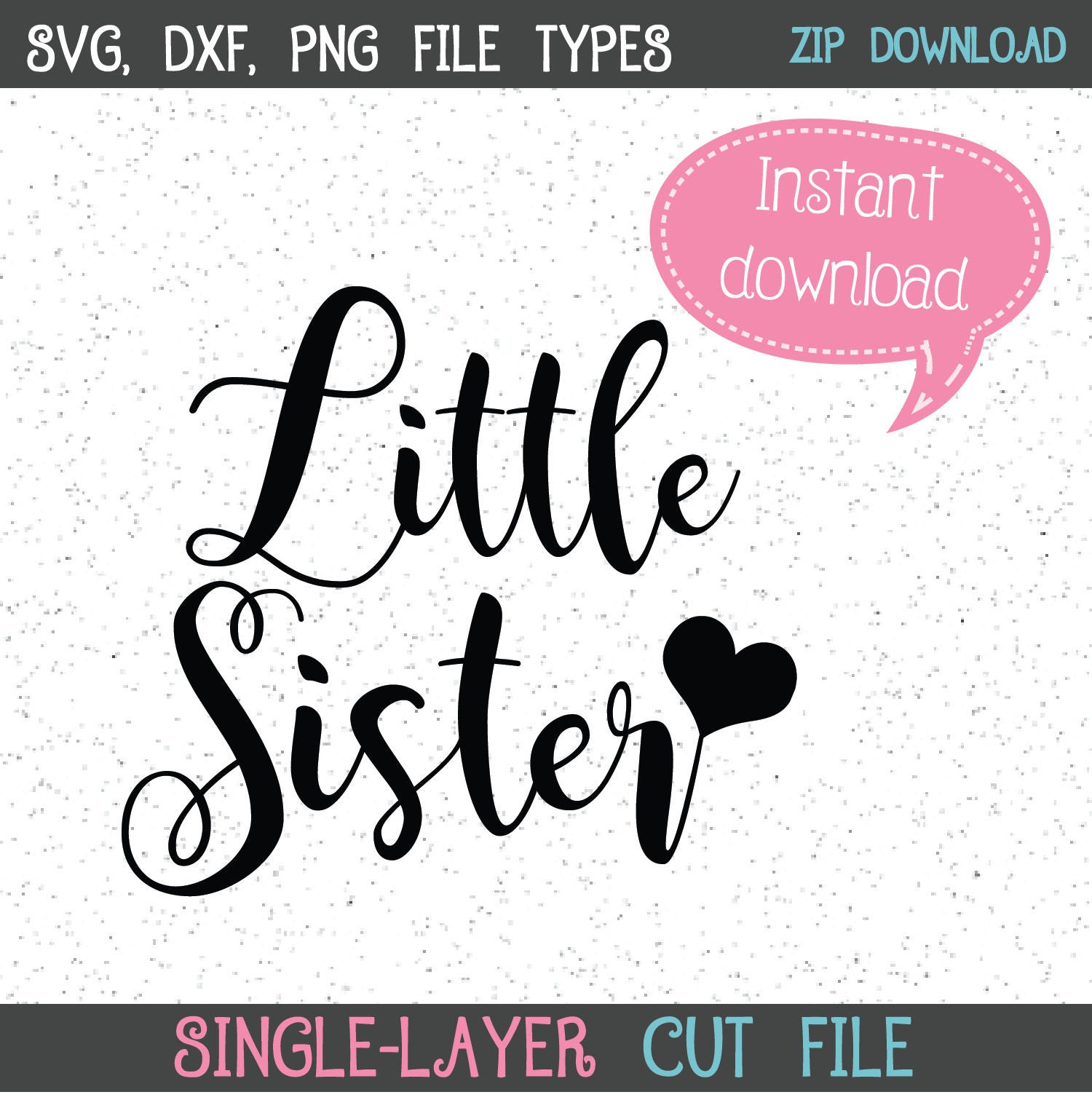 Download Little Sister Svg Sister Svg New Baby Svg Svgs Cricut Cut Etsy