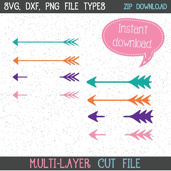 Pfeile SVGs, Pfeile Clipart, Stammes-Pfeile SVGs, Stammes-Pfeile Clipart, Cricut geschnitten Datei, Silhouette Datei