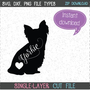 Yorkie SVG, Yorkies, Yorkie SVGs, Yorkies SVGs, Dog SVGs, Dogs SVGs, SVGs, Cricut Cut File, Silhouette File