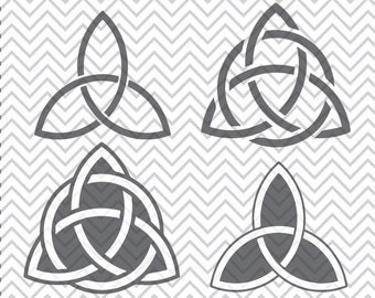 Triquetra Knot SVG, Celtic Symbol Cut File (Digital Download)