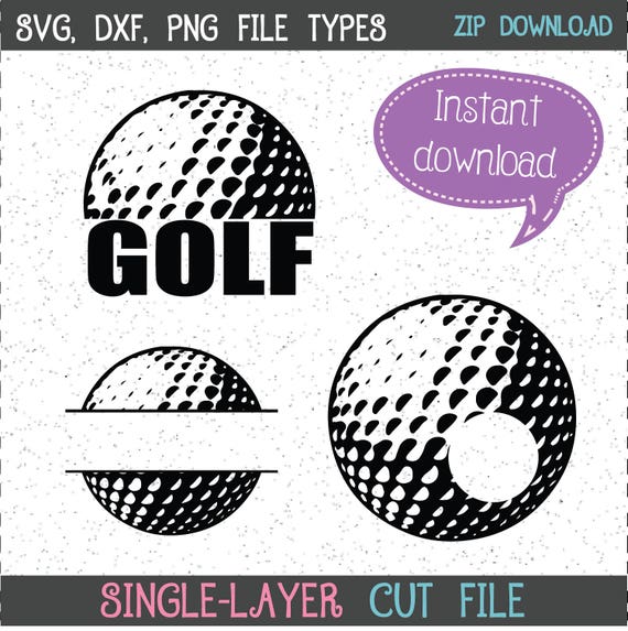Download Golf SVGs Golf SVG Golf Monograms Golf Ball SVG Golf | Etsy