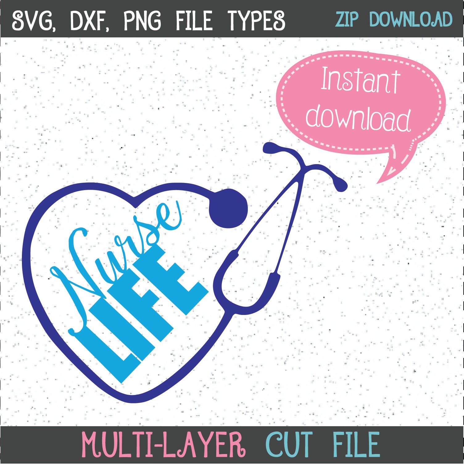 Nurse Life SVG Nurse SVGs nurselife nurselife svg SVGs | Etsy