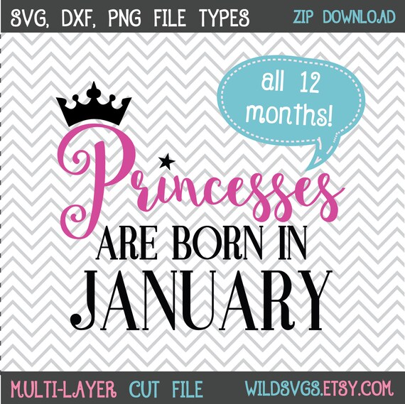 Download Princesses Are Born In Svg Princesses Svg Princess Birthday Etsy