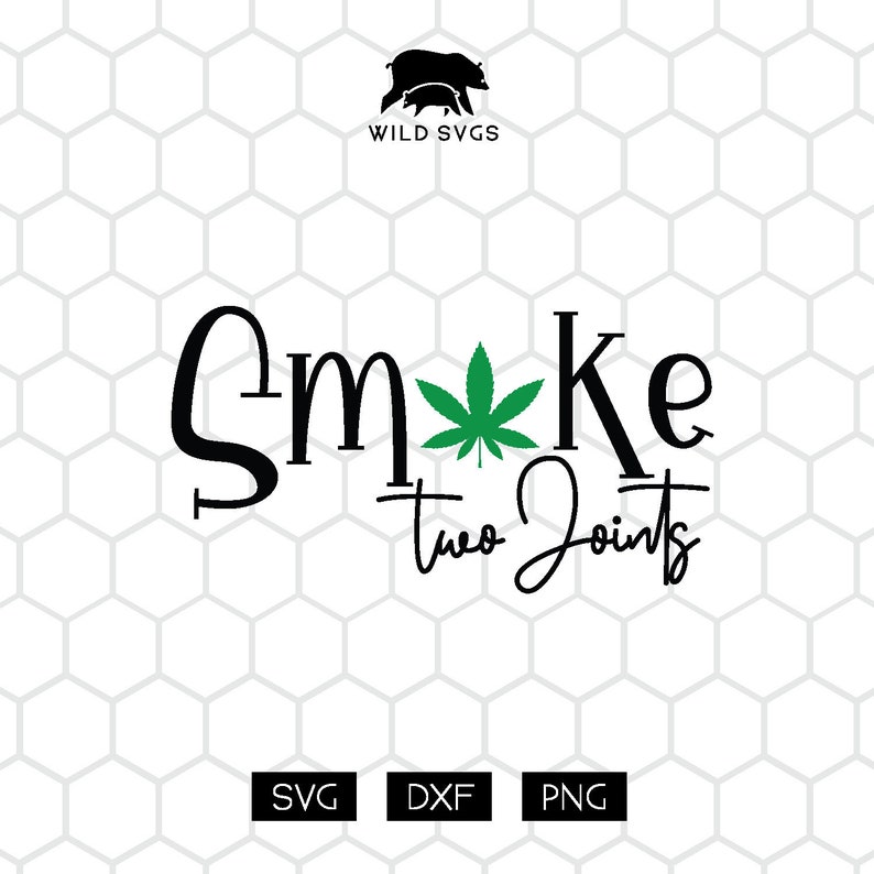 Röka två joints digitala designer bild 1