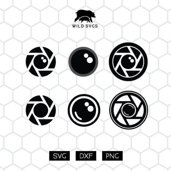Camera Aperture Clipart And Svg Cut File Bundle Etsy
