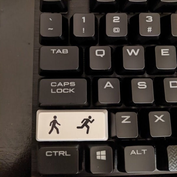 Shift Walk / Run FPS Gaming Keycap || For Mechanical Cherry MX switches ||