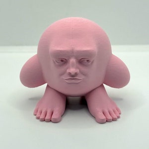 Creepy Kirb with Feet and Toes Showing, No Socks, No shoes, True Facial Expression