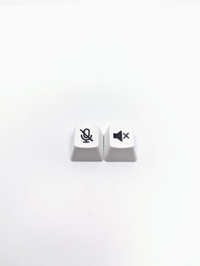Mute Keycap / Voice / Audio || For Mechanical Cherry MX switches ||