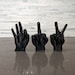 Mini Middle Finger Hand Sign Statue - Etsy