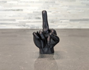 Mini Mittelfinger Hand Zeichen Statue