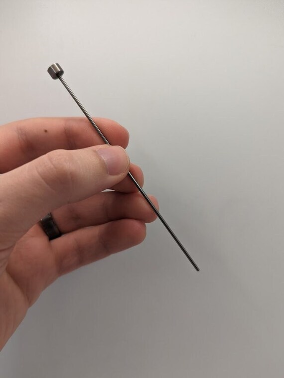 3D printer unclogger tool | steel metal, non-bending | for any 3d printer hotends, extruders, tubes, and nozzles | for 1.75mm