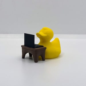 Debugging Duck Mini Figurine | The Perfect Gift for Computer Science Coders, IT, Tech, Gamers, or Engineering Friends