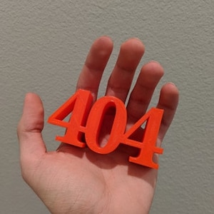 FEHLER 404 || Miniatur Schild Schreibtisch Display