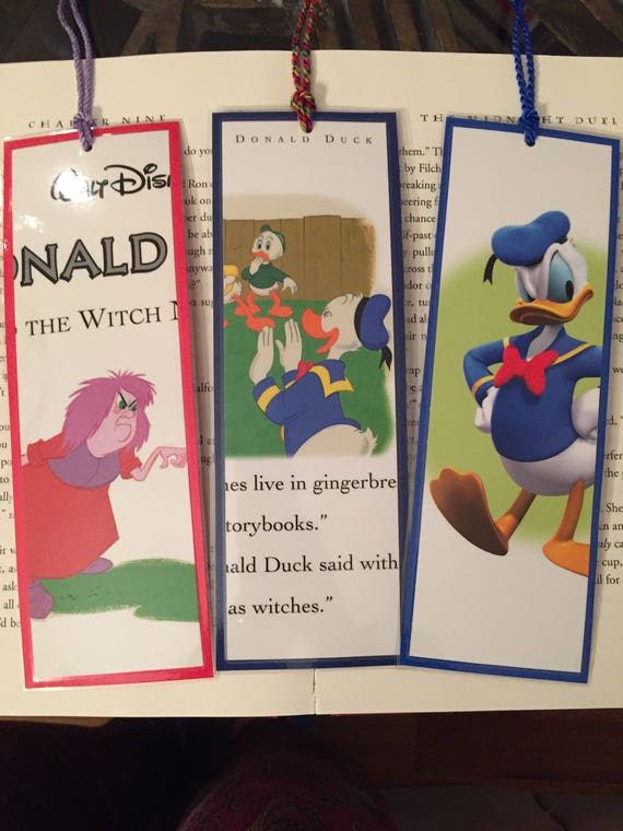 Donald Duck And The Witch Next Door Disney Halloween Bookmarks