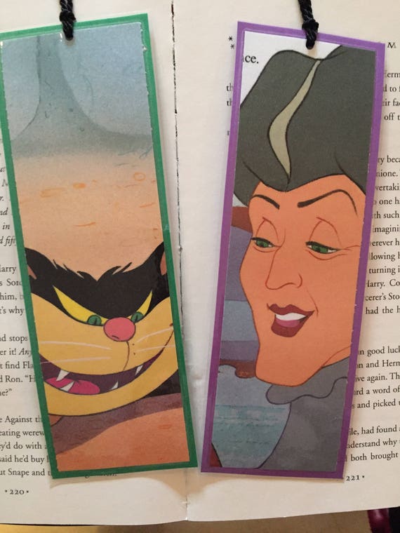Lady Tremaine I Lucyfer Kot Disney Villain Zakładki Etsy