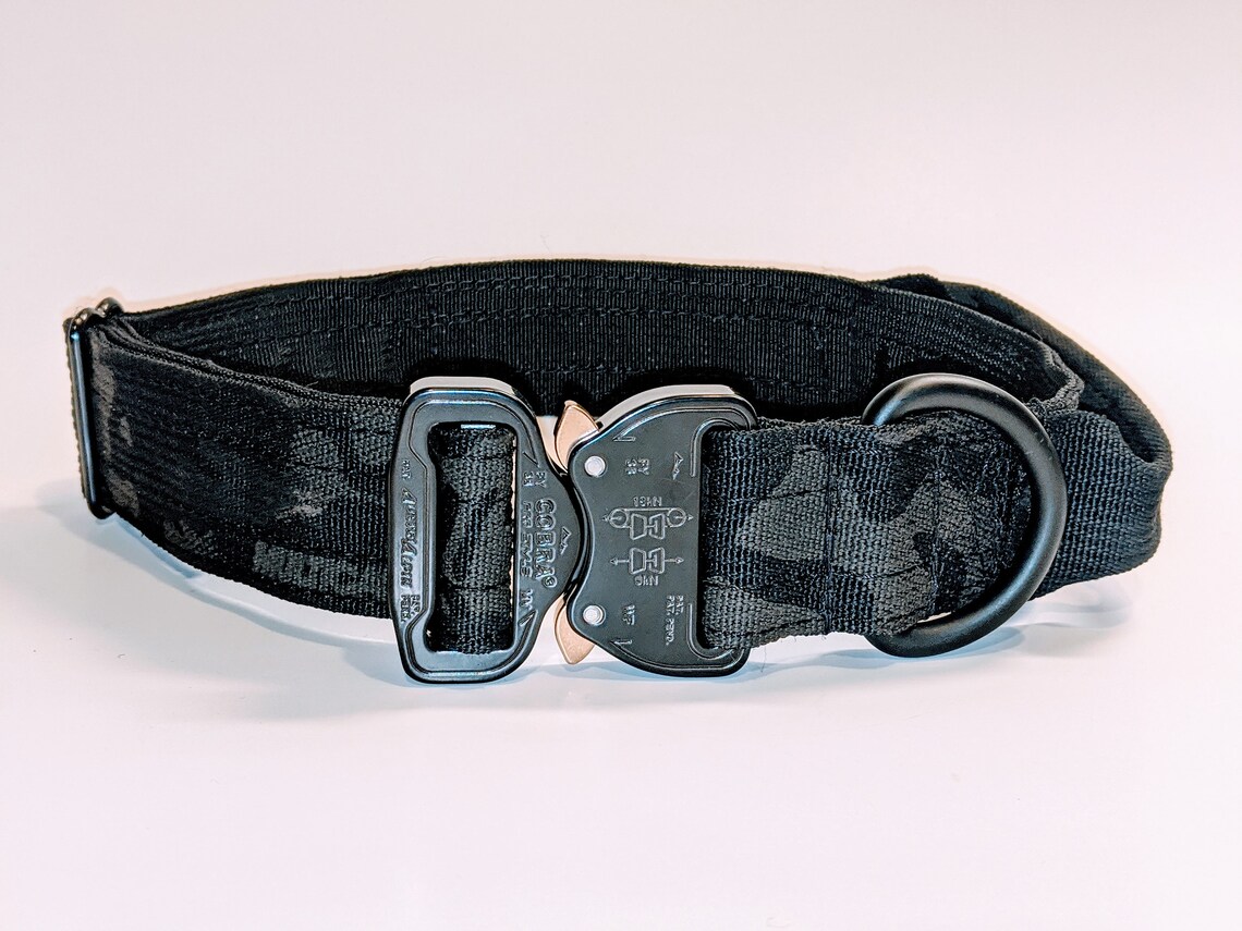 1.5 Performance Dog Collar with Velcro Patch on Handle & Etsy