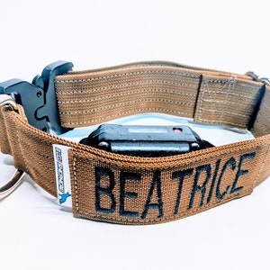 1.5" Tactical E collar with Name