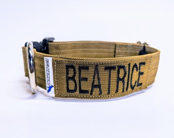 1.5" Tactical  collar with Name