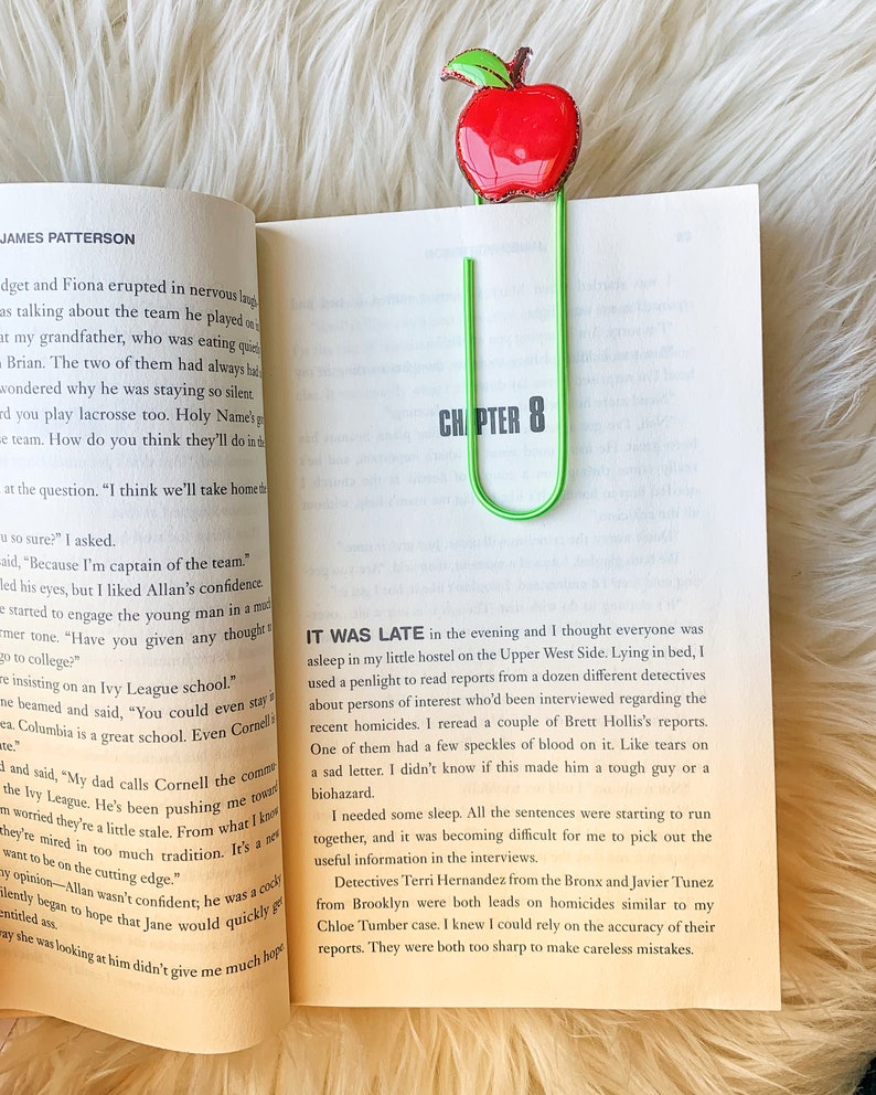 Custom Bookmarks/jumbo Bookmark/paper Clip Bookmark/childrens Etsy