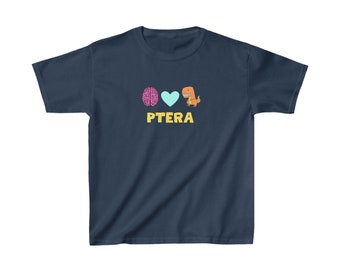 PTERA brains, hearts, dinos Youth T-Shirt