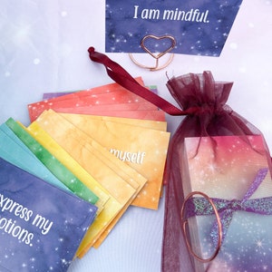 Affirmation Deck Kids Emotional Health Daily Mental Health Awareness Confidence Selfcare Kid Self Esteem Selflove Affirmation Selfcare Gifts