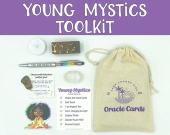 Young Mystics Toolkit | Chakra Kids Oracle Cards | Kid's Oracle Deck