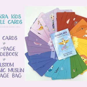 Beginner Oracle Deck with Guidebook Kid Personal Growth Emotional Feeling Homeschooler Kid MentalHealth Gift Mindful Parent Kid SelfCare