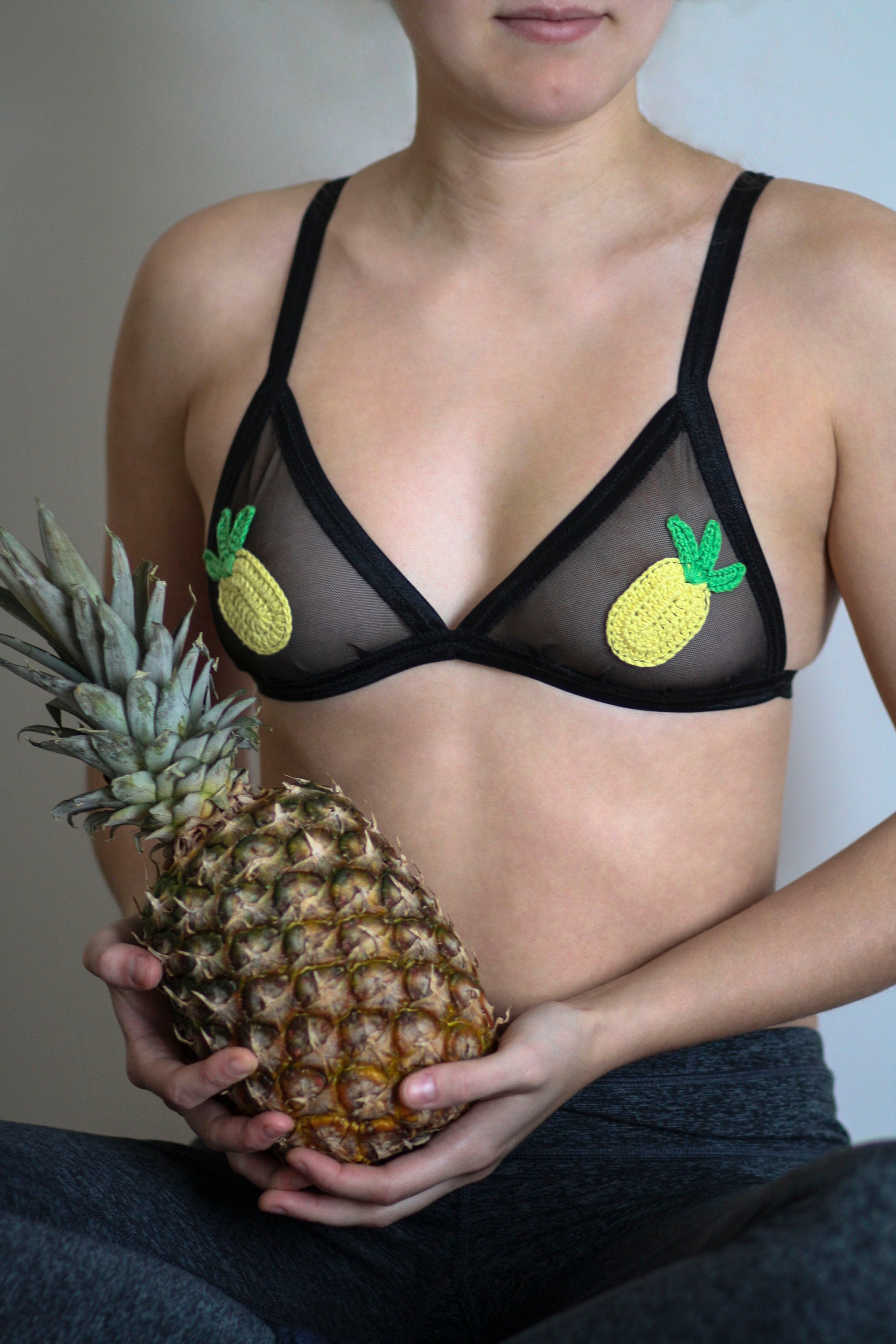 pineapple bralette