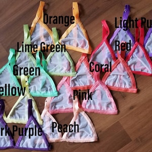 Spring Colours Minimalist Bralette