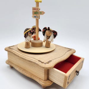 Schmid Wooden Music Box - Etsy