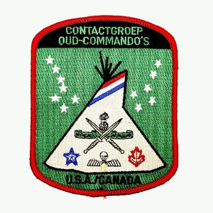 Vintage Contact Groep Oud-Commando's USA/CANADA Iron-on Patch