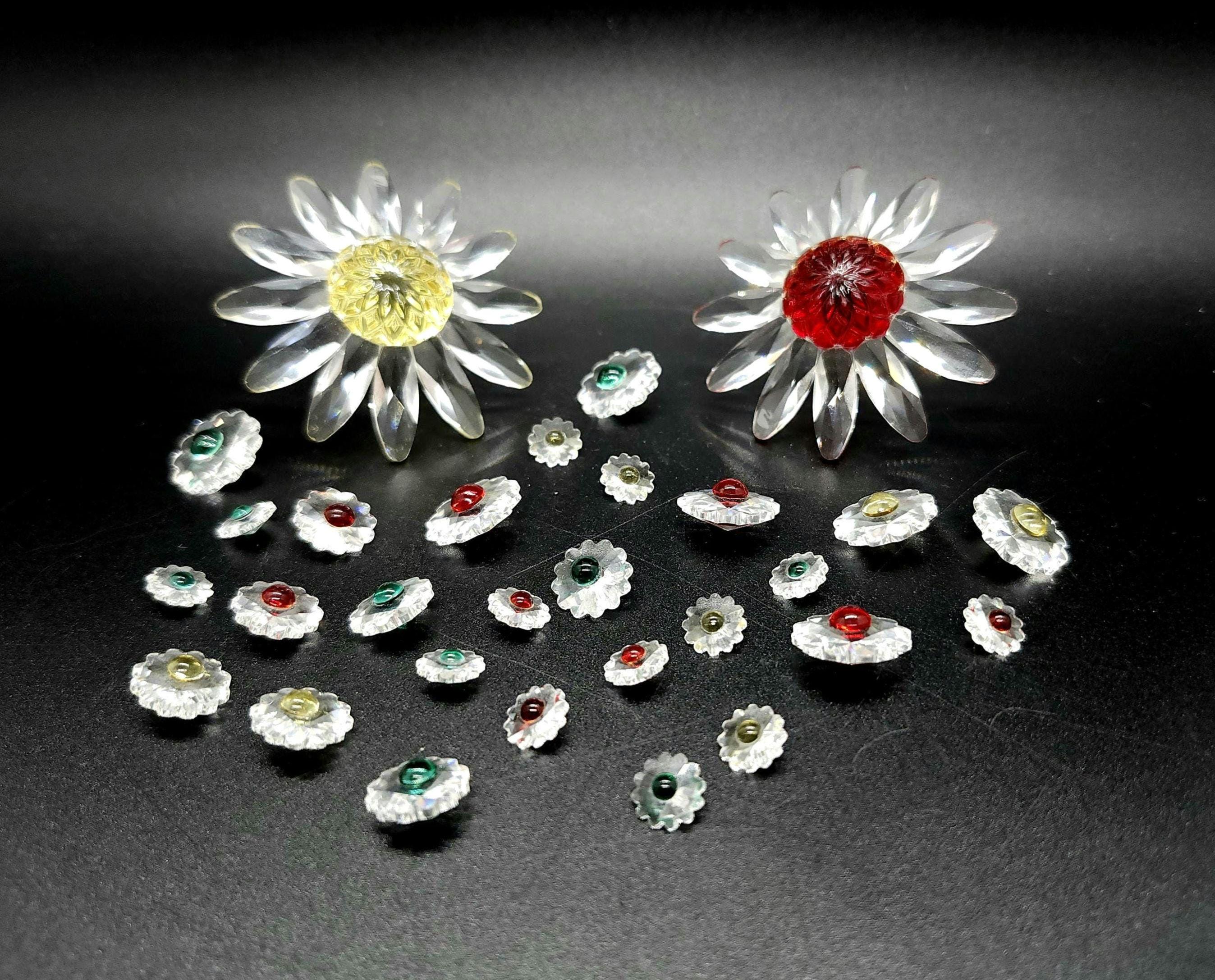 Assorted Lot of Swarovski Crystal Flowers - Etsy