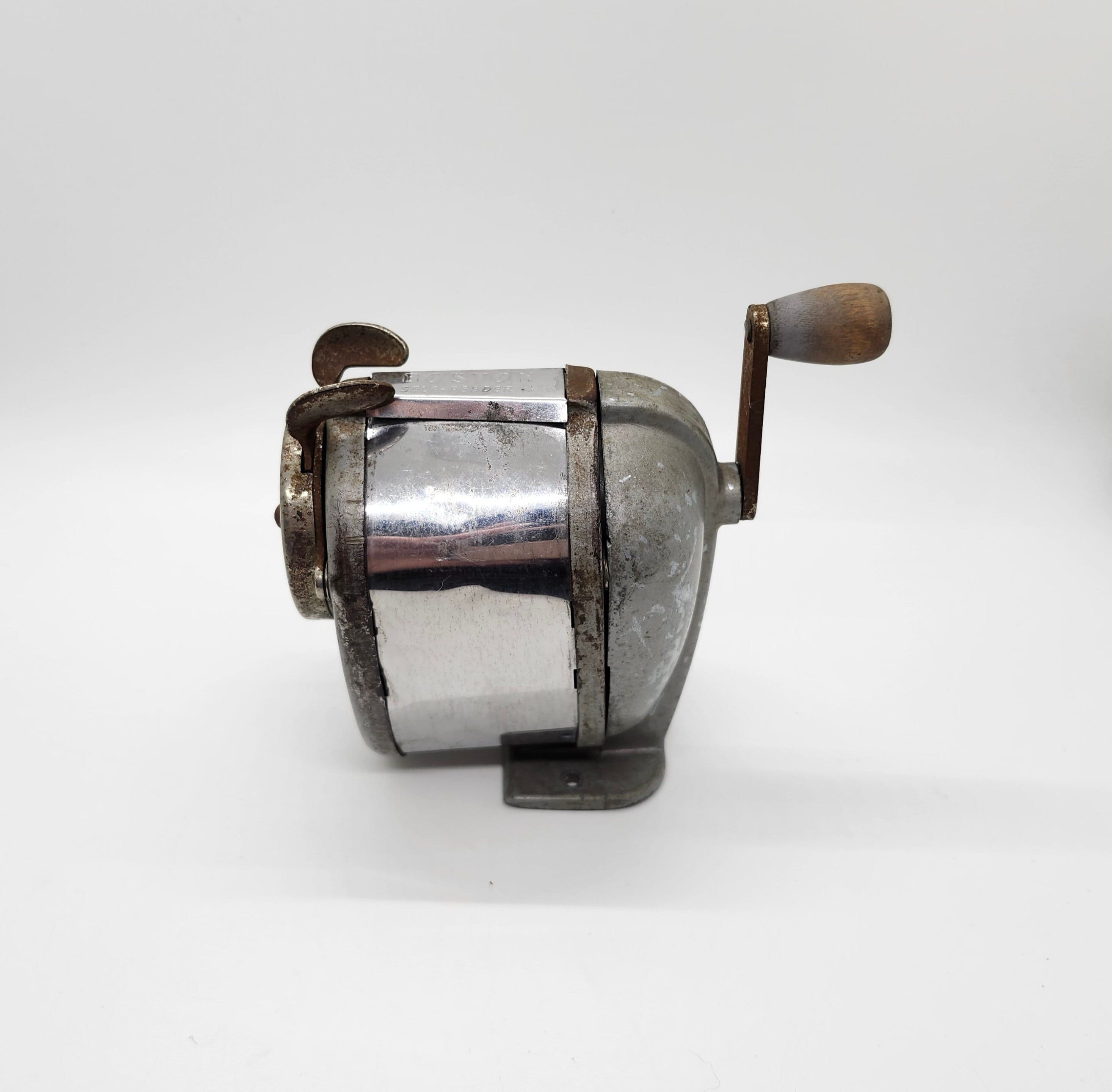その他 BOSTON  PENCIL SHARPENER 1950's Boston Self Feeder Mechanical Pencil Sharpener - Etsy