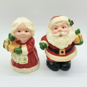 Vintage Hallmark Santa and Mrs. Claus Salt and Pepper Shakers