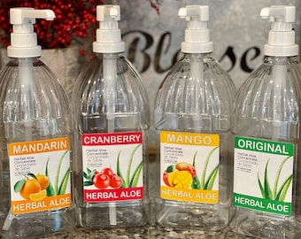 Botella de Aloe Herbal - Estilo Bomba