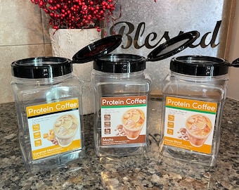 High Protein Iced Coffee Jar