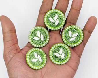 Green Rhinestone Leaf Pin, Sparkly Wellness Pin, Health & Fitness Community Badge, Motivational Lapel Pin, Nutrition Coach Accessory