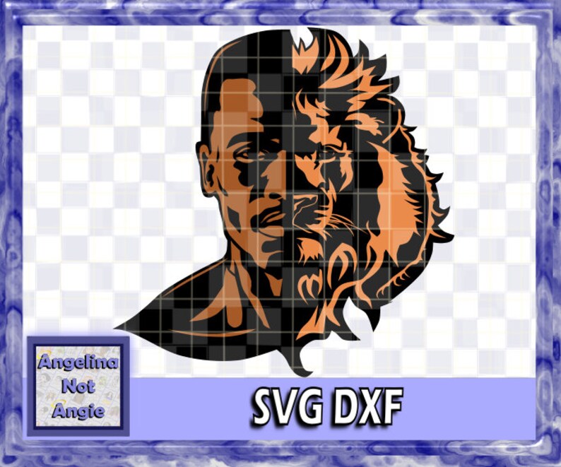 Free Free 114 Half Lion Face Svg SVG PNG EPS DXF File