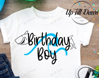 Shark Birthday Boy SVG, Shark Birthday SVG, Shark Shirt SVG