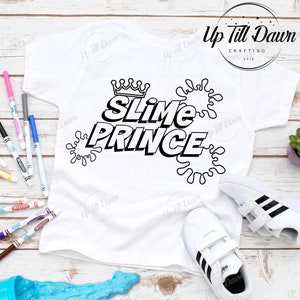 Slime Prince Coloring SVG, Slime Coloring Page, Slime Coloring Shirt SVG
