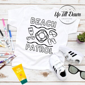 Beach Patrol SVG, Beach Coloring SVG