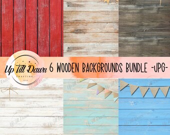 Holz Hintergrund Mock Up Bundle