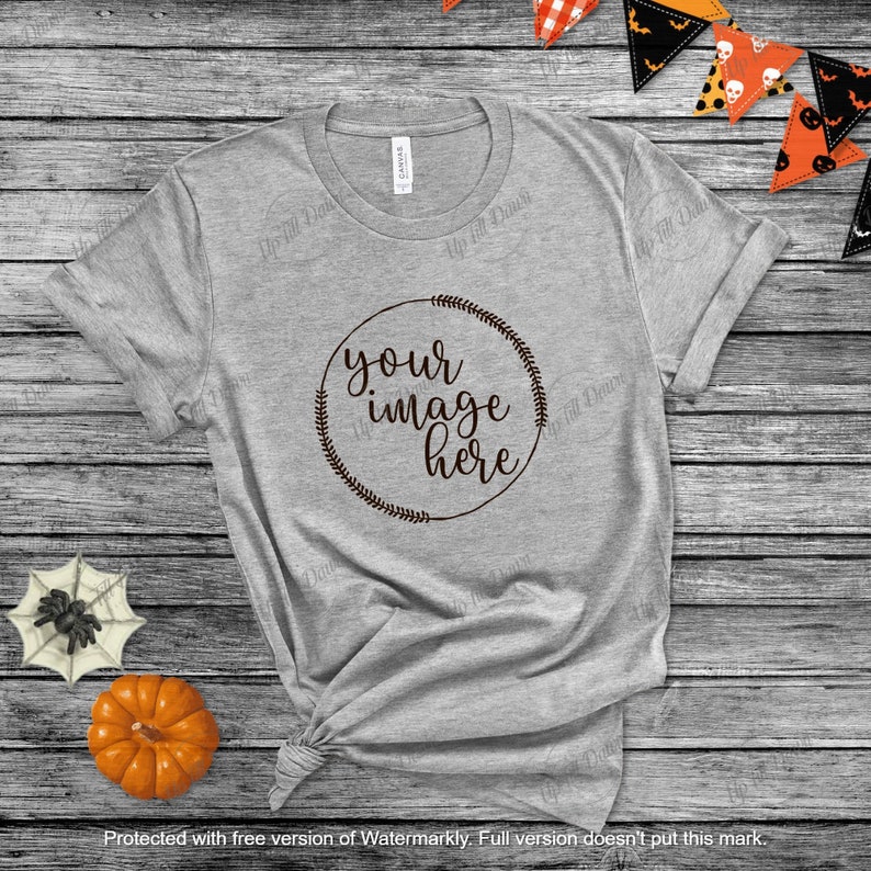 T Shirt Mock Up Fall Theme Shirt Flat Lay Halloween Women S Shirt Mock Up Art Collectibles Digital Prints 330 Co Il