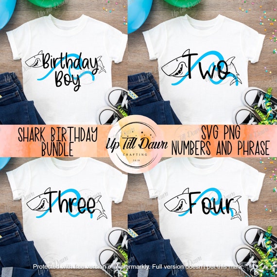 Download Shark Birthday Boy Svg Shark Birthday Svg Shark Shirt Svg Etsy