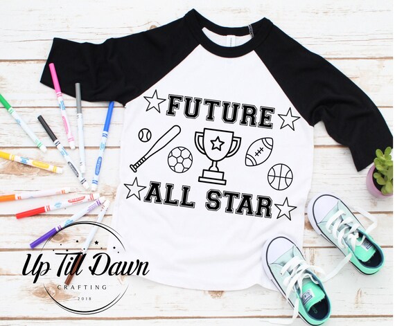 Sports Coloring SVG, All Star Coloring SVG, Football Coloring SVG