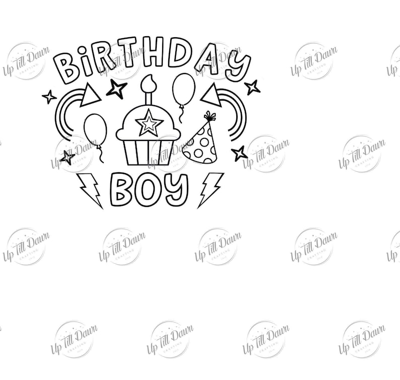 Happy Birthday Boy Coloring Page Coloring Pages