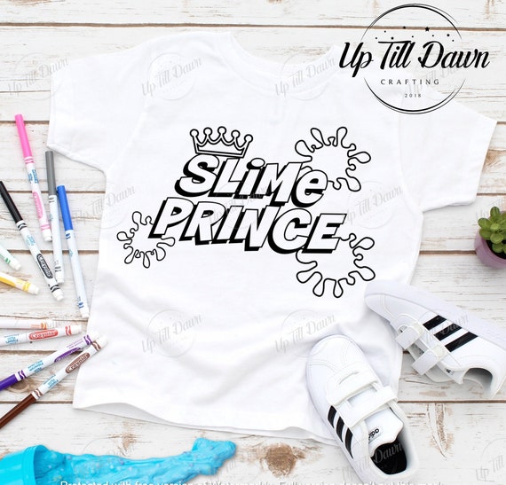 Slime Prince Coloring Svg Slime Coloring Page Slime Coloring Etsy