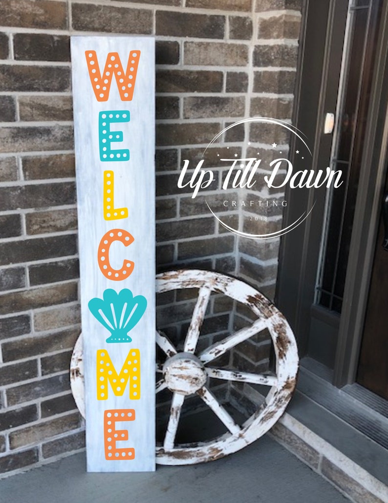 Download Summer Welcome SVG Wood Porch Sign SVG Beach Welcome SVG ...