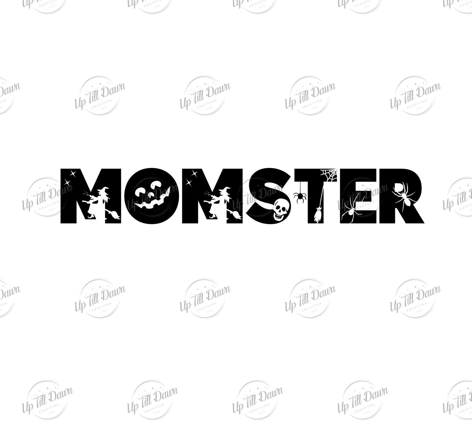 Download Momster SVG Halloween Family SVG | Etsy