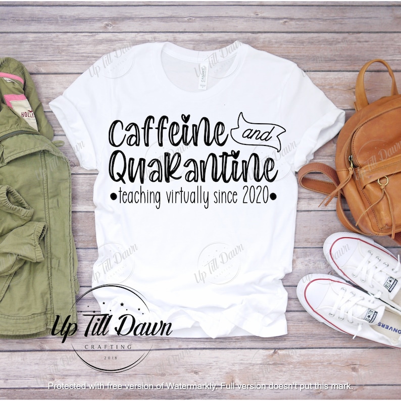 Download Virtual Teacher SVG Stay at home Teacher SVG Caffeine and ...